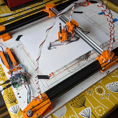 ExtruH Pen Plotter - Máy vẽ thiết kế bằng OpenSCAD