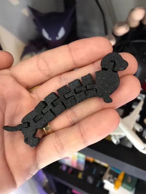 Mô hình chú chó xúc xích khớp nối (Articulated Sausage Dog) - Image 1