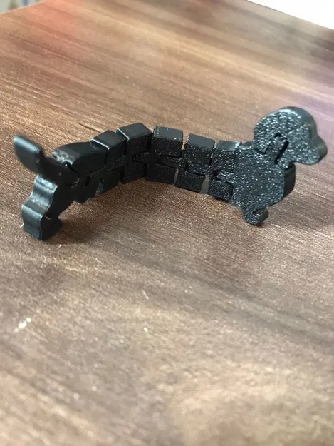 Mô hình chú chó xúc xích khớp nối (Articulated Sausage Dog) - Image 3