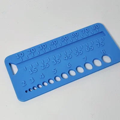 Thước đo và phân loại ốc vít gỗ hệ mét (Wood Screws Measure & Sort)