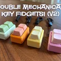 Móc khóa Fidget Double Key Switch - Thumbnail 1