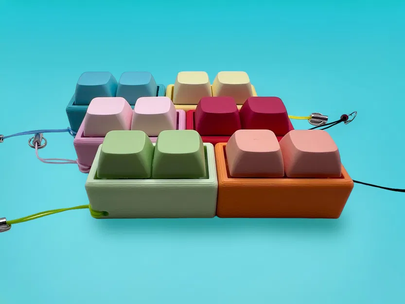 Móc khóa Fidget Double Key Switch - Image 2