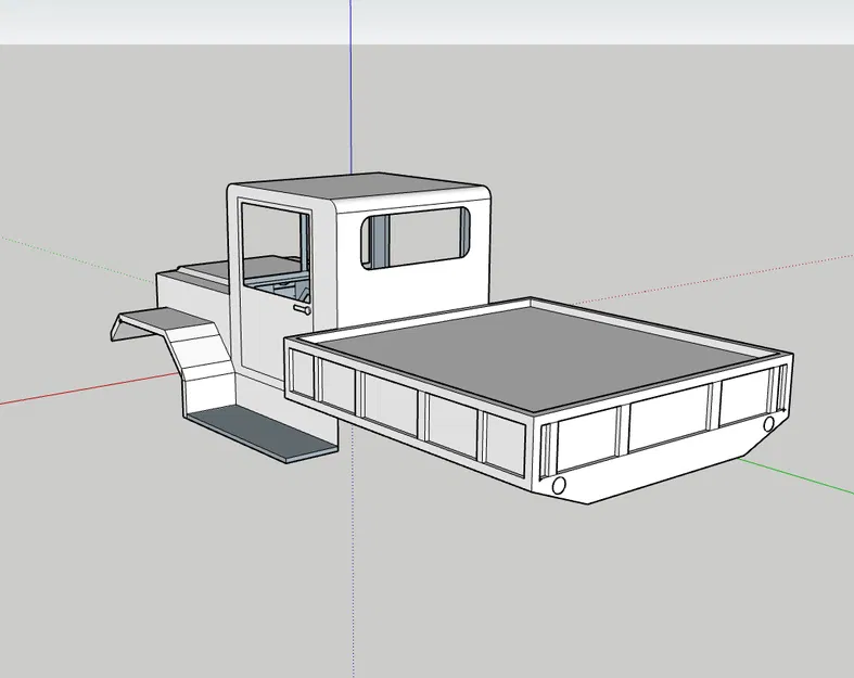 THÂN XE TẢI QUÂN SỰ SCX24 DEUCE IN A HALF - Image 2