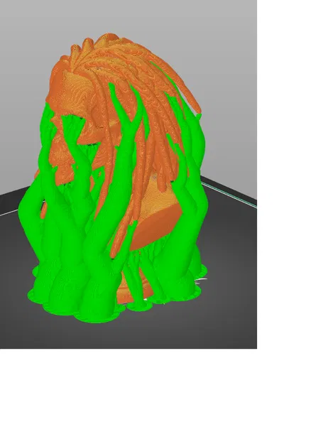 Mô hình tượng Skull Rasta cá tính - File in 3D ấn tượng - Image 2