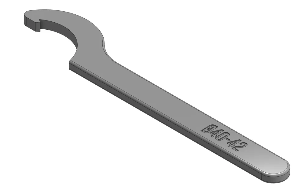 Cờ lê móc (Hook Wrench) - chuẩn DIN 1810 Form A có thể tùy chỉnh - Image 3