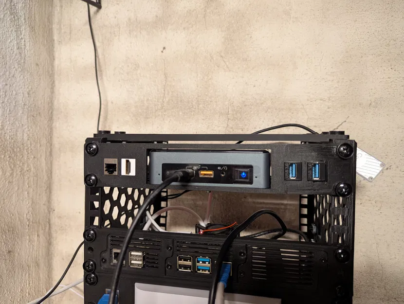 Khung gắn Rack 1U 10 inch cho Intel NUC 8 Slim - Image 1