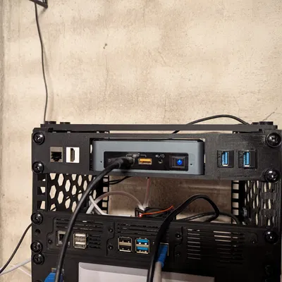 Khung gắn Rack 1U 10 inch cho Intel NUC 8 Slim