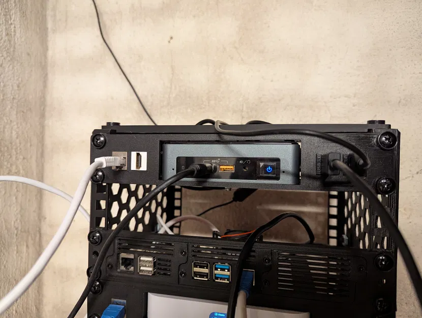 Khung gắn Rack 1U 10 inch cho Intel NUC 8 Slim - Image 2