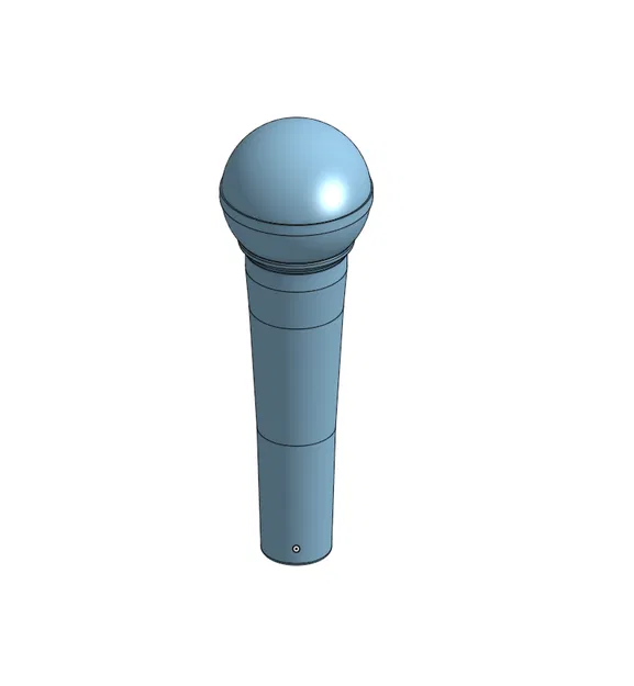 Mô hình 3D Microphone Shure SM58 tỉ lệ 1:1 (File in 3D) - Image 1