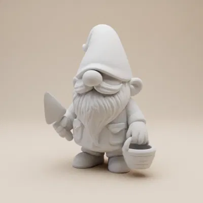 Chú Lùn Làm Vườn – Tượng Trang Trí Đáng Yêu Với Xẻng Và Giỏ