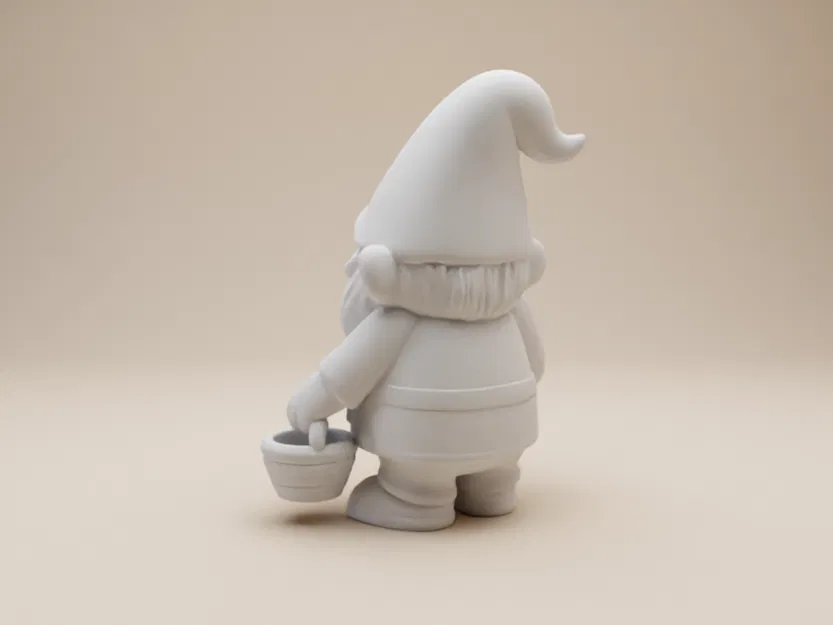 Chú Lùn Làm Vườn – Tượng Trang Trí Đáng Yêu Với Xẻng Và Giỏ - Image 4