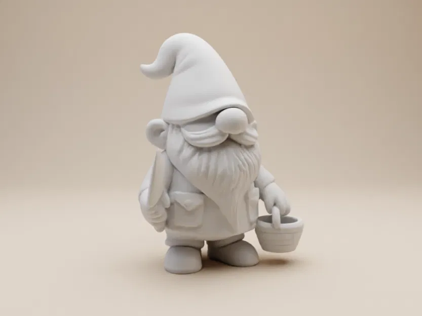 Chú Lùn Làm Vườn – Tượng Trang Trí Đáng Yêu Với Xẻng Và Giỏ - Image 5