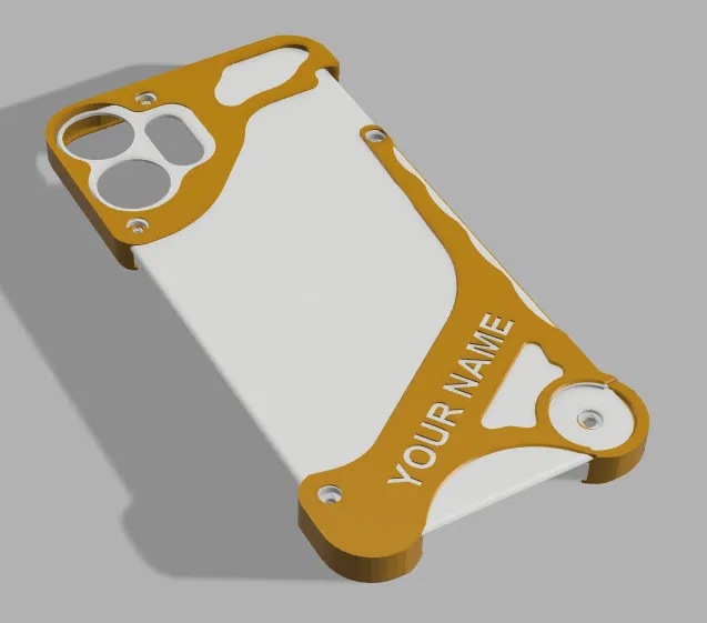 Ốp viền tối giản exoskeleton cho CMF Phone 2 Pro - File in 3D - Image 1