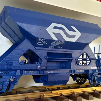 Mô hình toa tàu Nederlandse Spoorwegen / RailPro FCCPPS Ballastwagen - Tỷ lệ 1:32