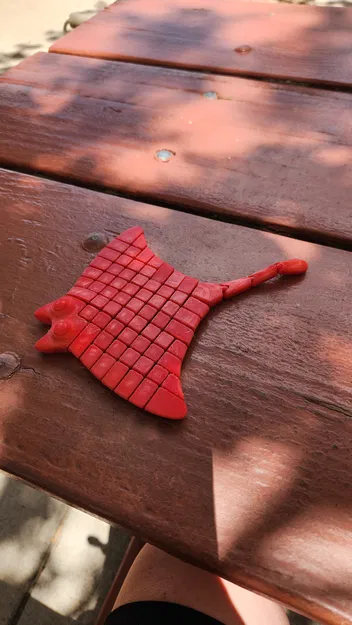 Mô hình cá đuối Flexi Manta Ray linh hoạt, dễ in 3D - Image 1