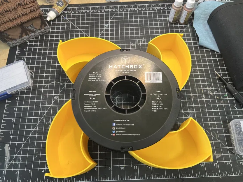 Ngăn kéo đựng đồ từ cuộn nhựa Hatchbox - Image 1