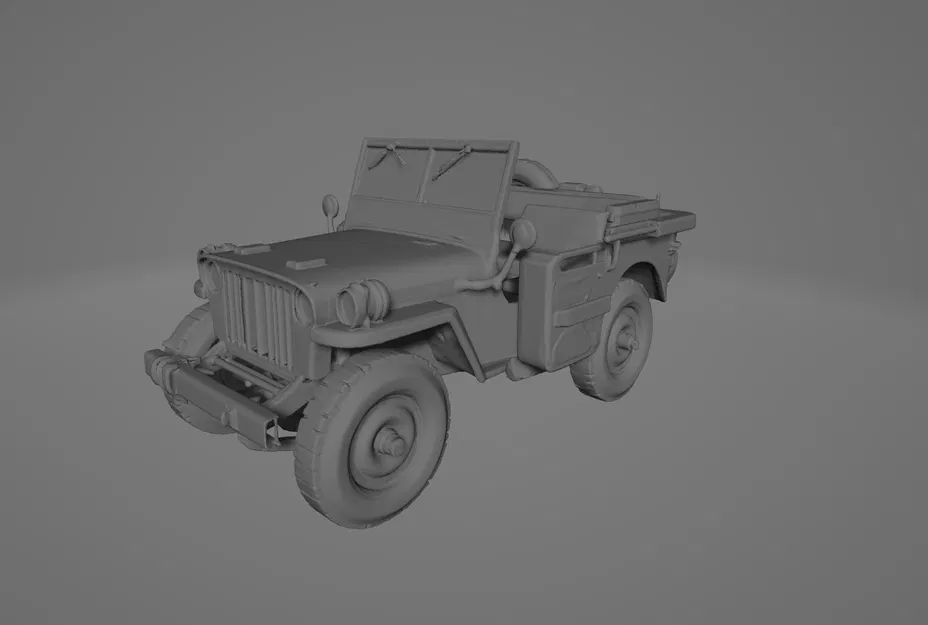 Mô hình xe Jeep 1965 cổ điển - File in 3D cực chi tiết - Image 2