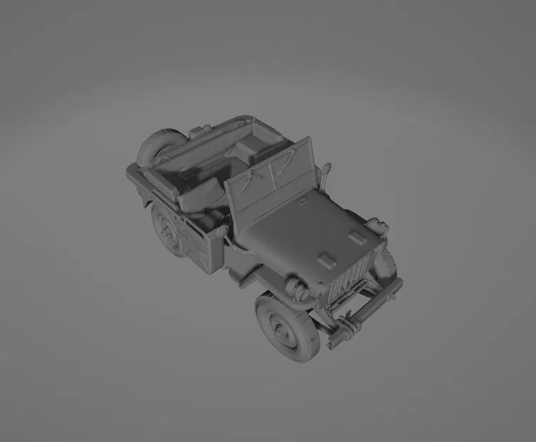 Mô hình xe Jeep 1965 cổ điển - File in 3D cực chi tiết - Image 4