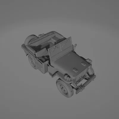 Mô hình xe Jeep 1965 cổ điển - File in 3D cực chi tiết