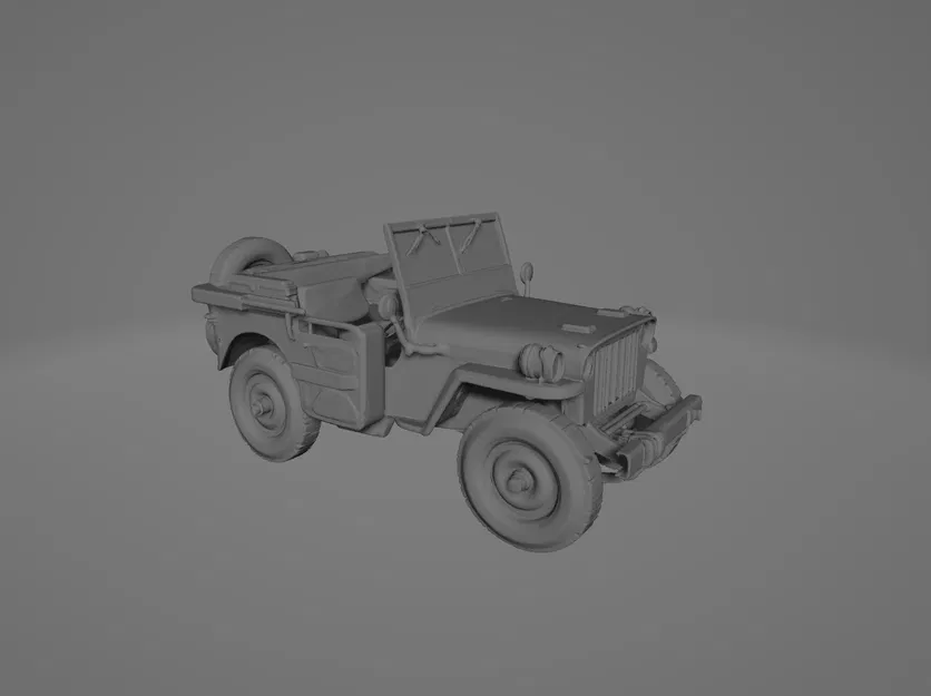 Mô hình xe Jeep 1965 cổ điển - File in 3D cực chi tiết - Image 5