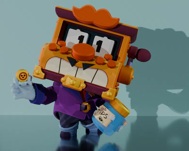 Mô hình 3D nhân vật Griff - Brawl Stars cực chất cho game thủ - Image 1