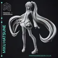 Miku Hatsune - Vocaloid - Mô hình Anime Fanart - Thumbnail 4
