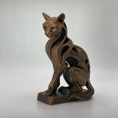 Tượng Mèo Cách Điệu - Mẫu Decor Trang Trí Độc Đáo Cho Gia Đình