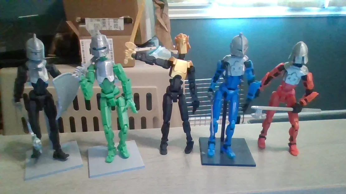 Bộ phụ kiện Giáp và Vũ khí Hiệp sĩ cho Dummy 13 (MOD) - Image 1