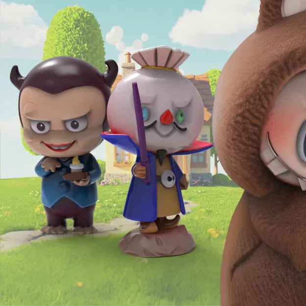 Bộ sưu tập fanart Labubu và những người bạn đầy đủ - Image 2