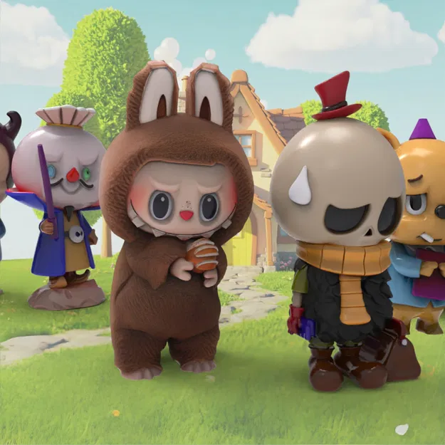 Bộ sưu tập fanart Labubu và những người bạn đầy đủ - Image 3