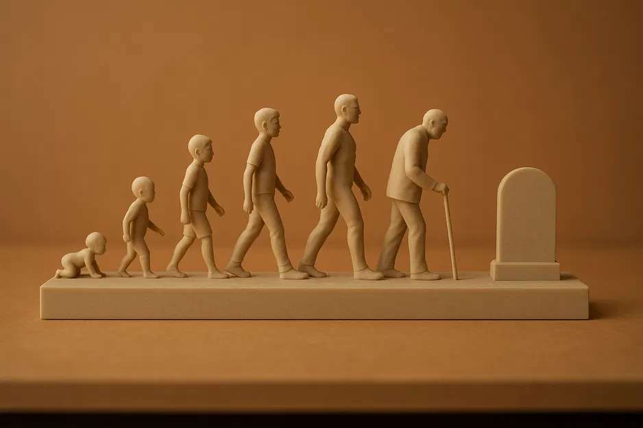 Mô hình điêu khắc vòng đời con người 3D (Human Evolution Sculpture) - Image 1