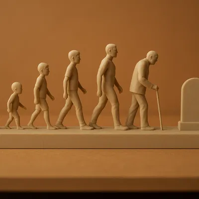 Mô hình điêu khắc vòng đời con người 3D (Human Evolution Sculpture)