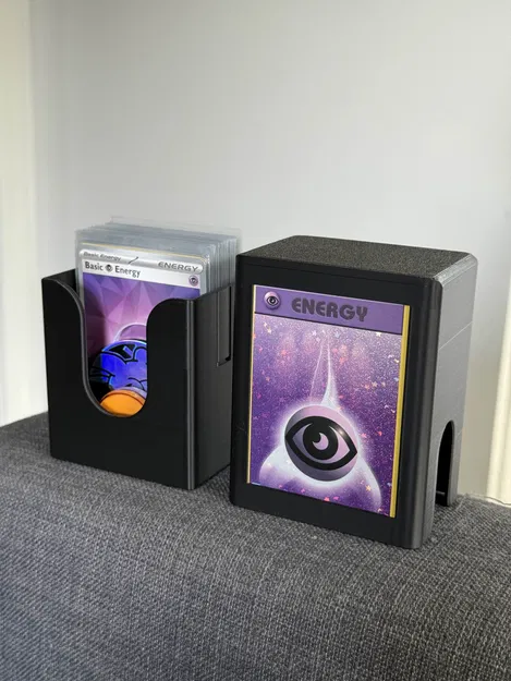 Hộp Đựng Bài Pokemon V1 (Có Cửa Sổ & Khe Để Xu) Chứa 60+ Lá - Image 1