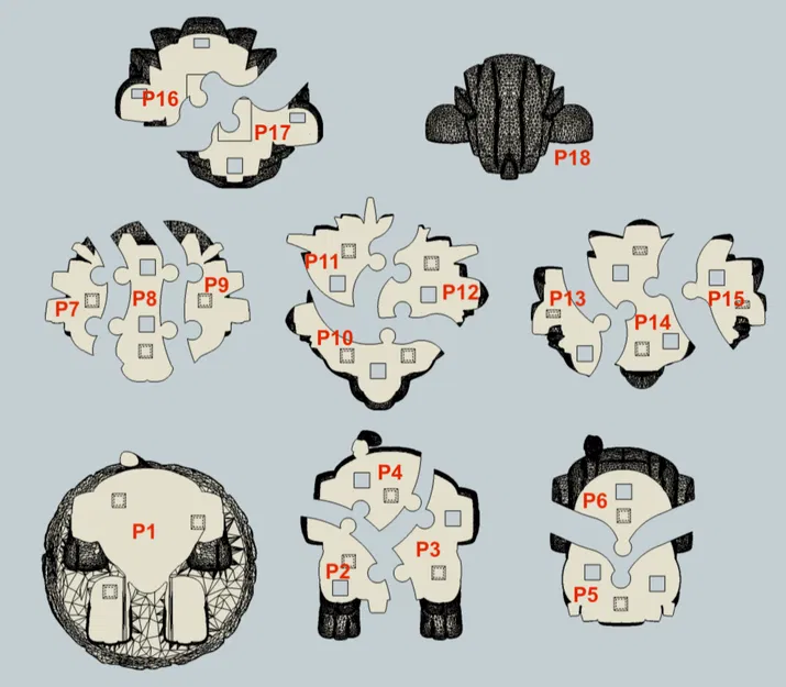 Mô hình lắp ráp Sư Tử 3D - Bộ puzzle 18 mảnh đầy sáng tạo - Image 3