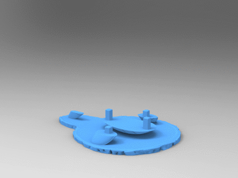 Mô hình lắp ráp 3D Requin (Cá mập) - Tệp in 3D chất lượng