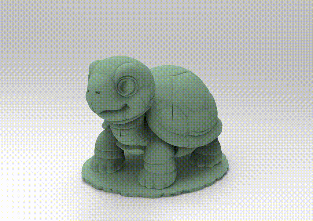 Mô hình rùa lắp ghép 3D (3D Tortue puzzle) 18 mảnh độc đáo - Thumbnail 1