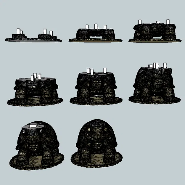 Mô hình rùa lắp ghép 3D (3D Tortue puzzle) 18 mảnh độc đáo - Image 4