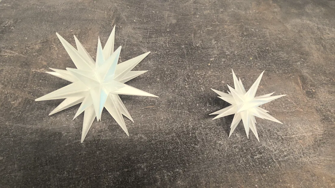 Ngôi sao Hernhuter Stern trang trí - Image 1