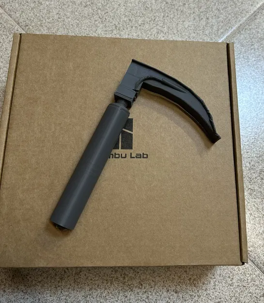 Mô hình 3D đèn soi thanh quản (Laryngoscope) dùng trong đào tạo y khoa - Image 1