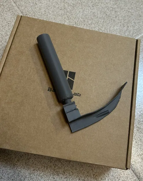 Mô hình 3D đèn soi thanh quản (Laryngoscope) dùng trong đào tạo y khoa - Image 2