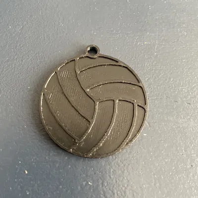 Móc khóa hình quả bóng chuyền in 3D cá nhân hóa độc đáo