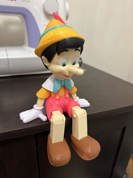 Mô hình in 3D Pinocchio tinh xảo - Nhân vật hoạt hình kinh điển - Image 3