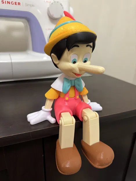 Mô hình in 3D Pinocchio tinh xảo - Nhân vật hoạt hình kinh điển - Image 6