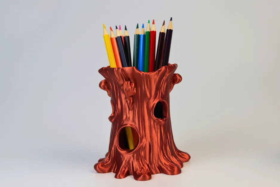 Ống cắm bút WhimsyWood hình cây cổ tích - Image 1