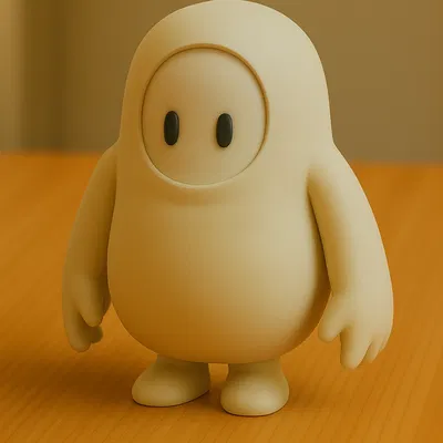 Mô hình nhân vật Fall Guys dễ thương in 3D