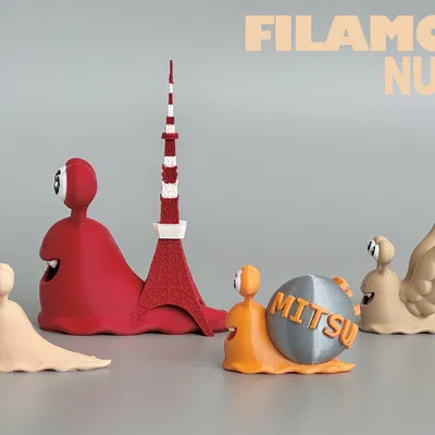 Mô hình FILAMON Nude - Quái vật 3D sáng tạo để bạn tùy biến