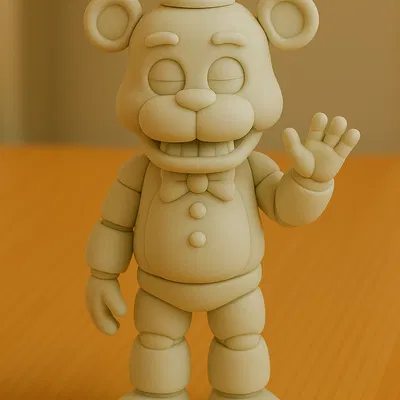 Mô hình 3D Freddy Fazbear nhân vật game Five Nights at Freddy’s