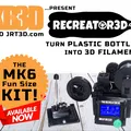 The Recreator 3D: MK6 KB-3D Kit - Biến chai nhựa PET1 thành sợi in 3D - Thumbnail 1