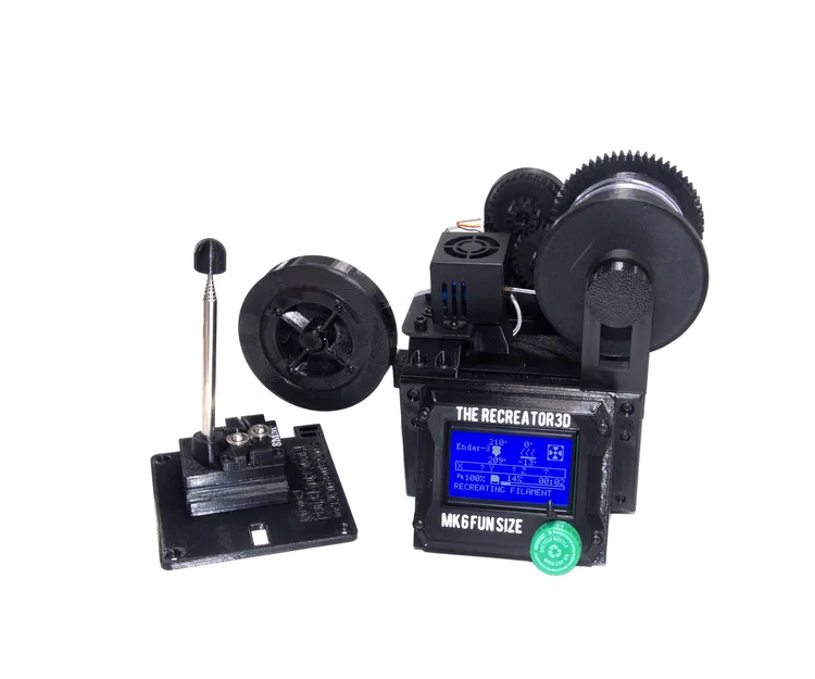 The Recreator 3D: MK6 KB-3D Kit - Biến chai nhựa PET1 thành sợi in 3D - Image 2