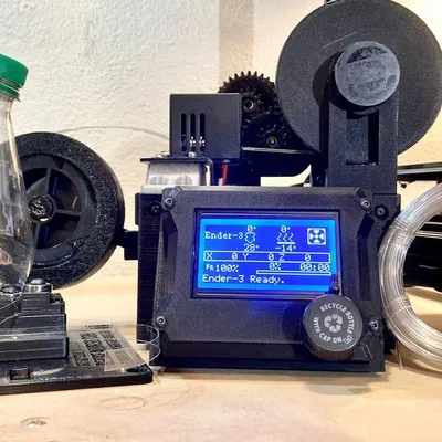 The Recreator 3D: MK6 KB-3D Kit - Biến chai nhựa PET1 thành sợi in 3D